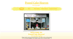 Desktop Screenshot of poundcakeheaven.net